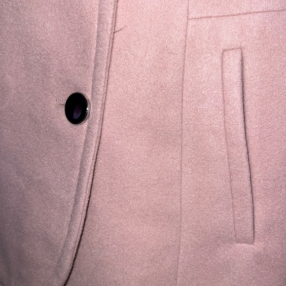 Maison Jules Blush Pink Double-Breasted Lined Peacoat NWOT - Picture 8 of 11